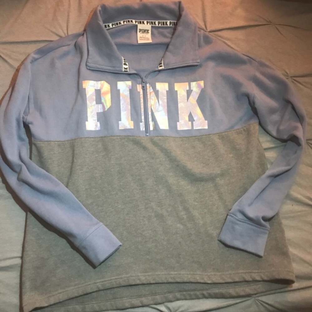 Victoria Secret Pink half zip hoodie.